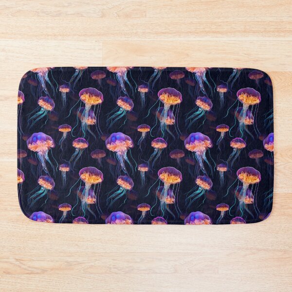 Item preview, Electric Jellyfish Pattern designed and sold by Retroshore.
