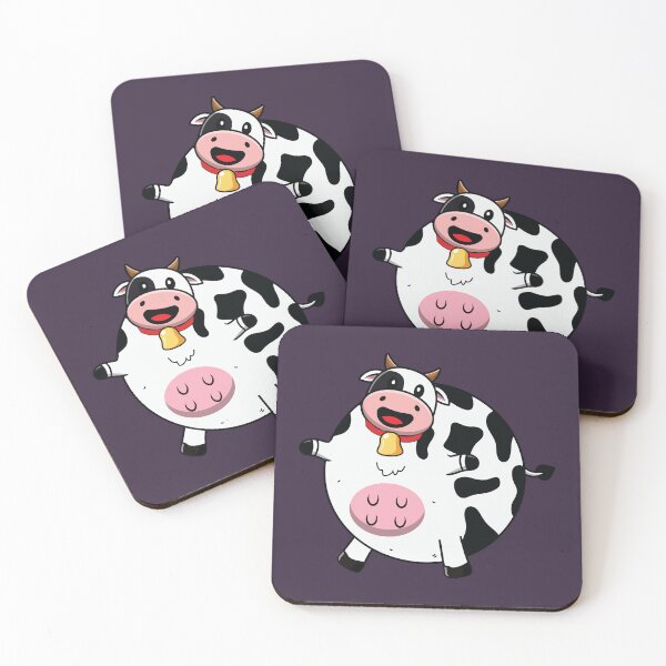 Aperçu de l'œuvre Pleine lune drôle de vache moo créée et vendue par Donutlovers.
