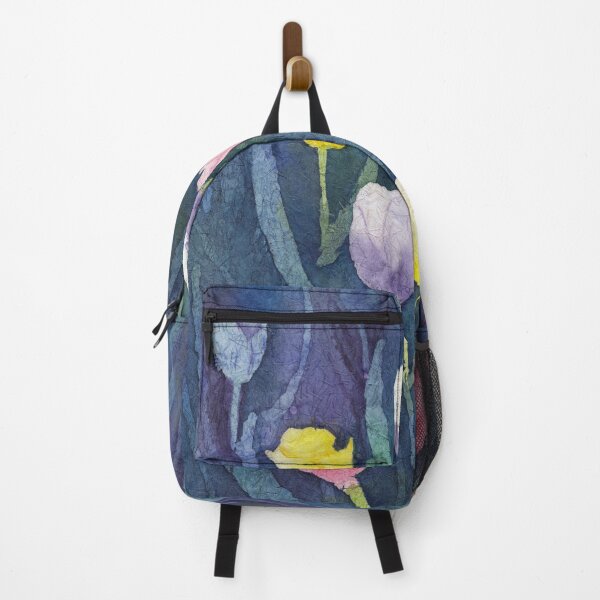 Item preview, Colorful Tulips in Watercolor Batik designed and sold by The Elderberry Blossom.