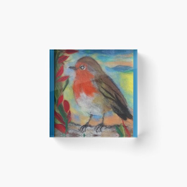 Item preview, garden bird robin robin nature protection ecology designed and sold by FLEURDELAINE04.