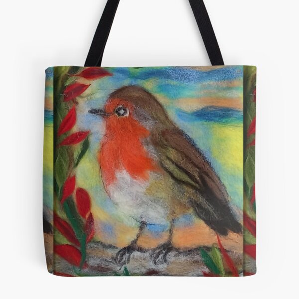 Item preview, garden bird robin robin nature protection ecology designed and sold by FLEURDELAINE04.