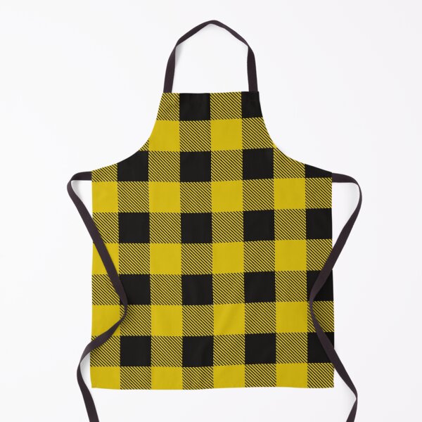 Item preview, Black And Yellow Buffalo Plaid Pattern designed and sold by Donutlovers.