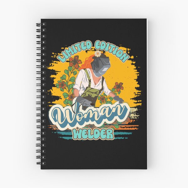 Item preview, Funny groovy quote welder woman sarcastic floral retro Limited edition woman welder designed and sold by HomeCoquette.