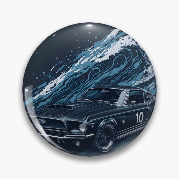 Item preview, Isometric Perspective: Capturing the Realism of a 1968 Ford Mustang Black Shelby designed and sold by RedArtG09.