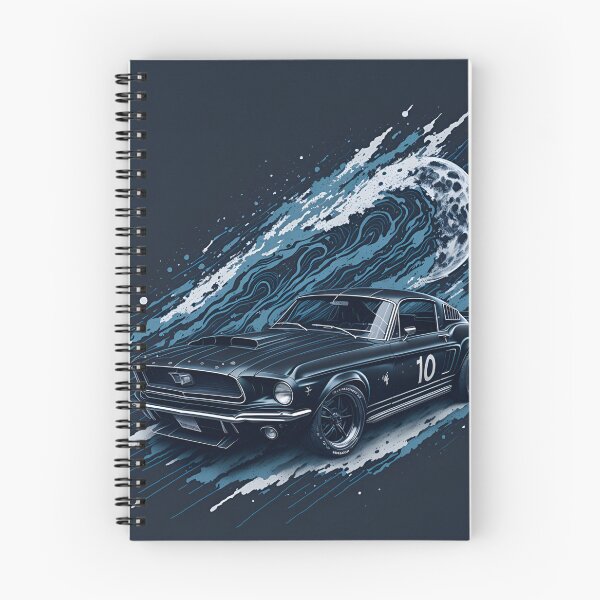 Item preview, Isometric Perspective: Capturing the Realism of a 1968 Ford Mustang Black Shelby designed and sold by RedArtG09.
