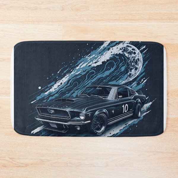 Item preview, Isometric Perspective: Capturing the Realism of a 1968 Ford Mustang Black Shelby designed and sold by RedArtG09.