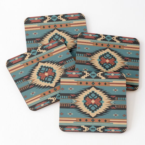 Item preview, Native American decorative patterns with vibrant colors designed and sold by ColorDesign38.