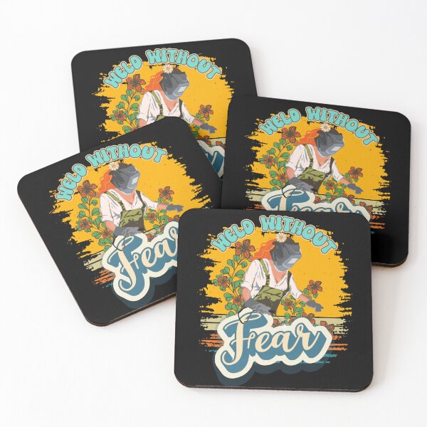 Item preview, Funny groovy quote welder woman sarcastic floral retro Weld without fear designed and sold by HomeCoquette.