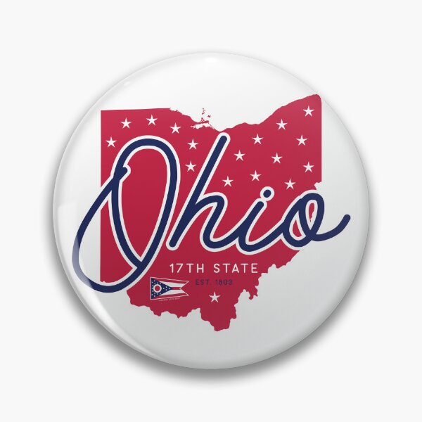 Artikelvorschau, Ohio, der 17. Bundesstaat © GraphicLoveShop entworfen und verkauft von Graphic Love Shop.