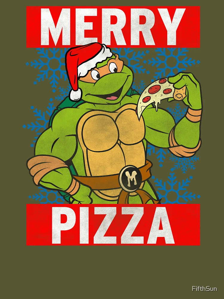 Teenage Mutant Ninja Turtles Pizza For Christmas shirt - Kingteeshop