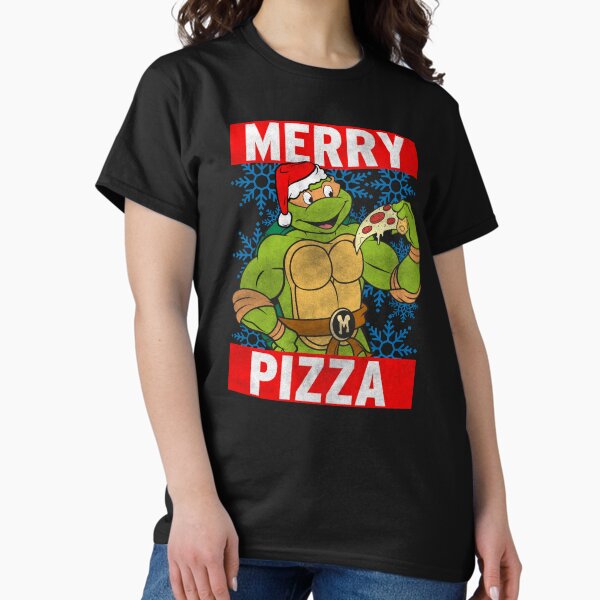 Aperçu de l'œuvre Teenage Mutant Ninja Turtles Mickey Joyeuse Pizza ! créée et vendue par FifthSun.