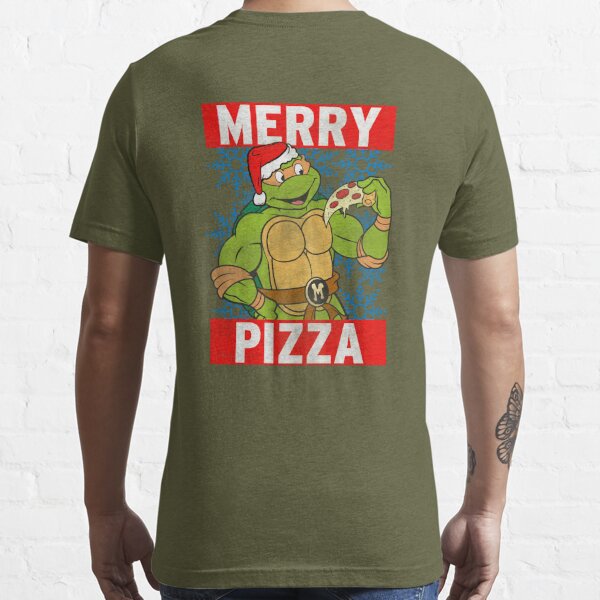 Teenage mutant ninja turtles pizza for christmas t shirt t shirt