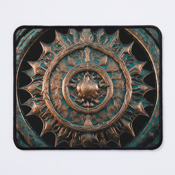 Item preview, Mandala Ancient Abstract Fantasy Ancient Civilizations Centered Structure Digital Art Art designed and sold by Oleg Viktorovic Pitkovskiy.
