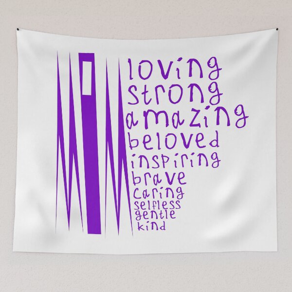 Item preview, Mom loving strong amazing beloved inspiring brave designed and sold by kinpirks.