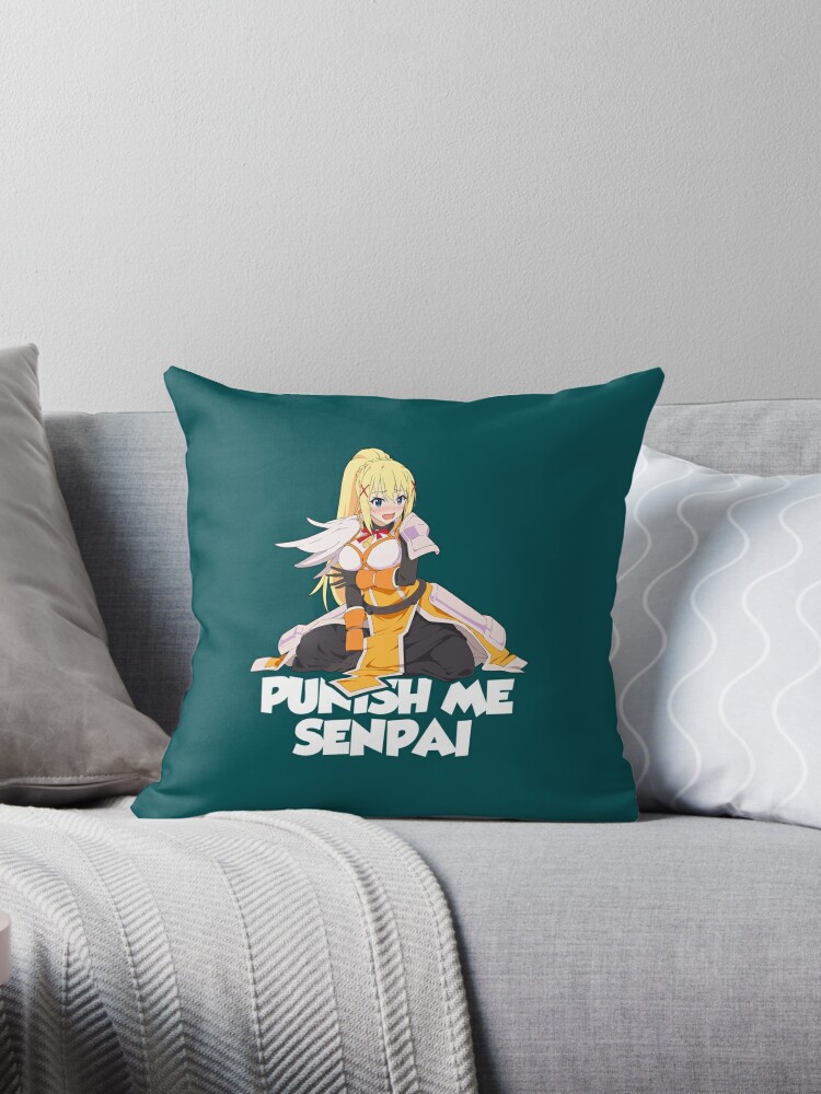 Konosuba Blonde Darkness Punish Me Senpai Hentai Anime  Sticker for Sale  by davidsykeser