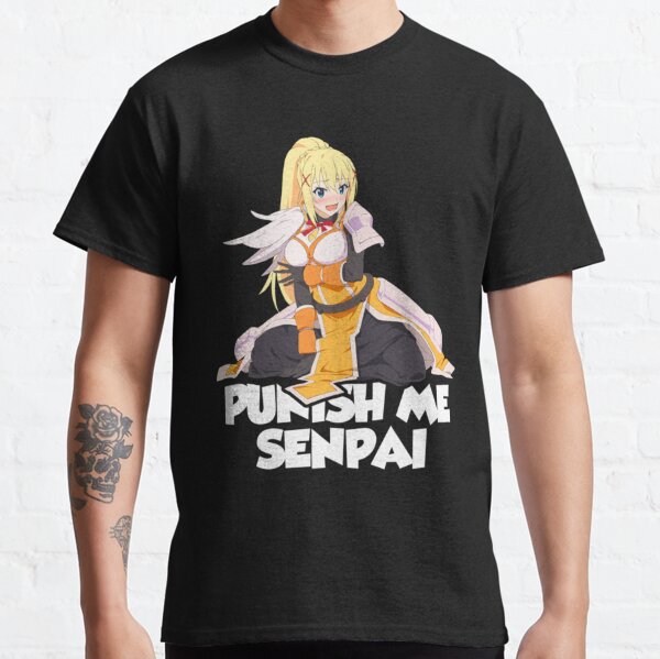 Konosuba Blonde Darkness Punish Me Senpai Hentai Anime  Sticker for Sale  by davidsykeser