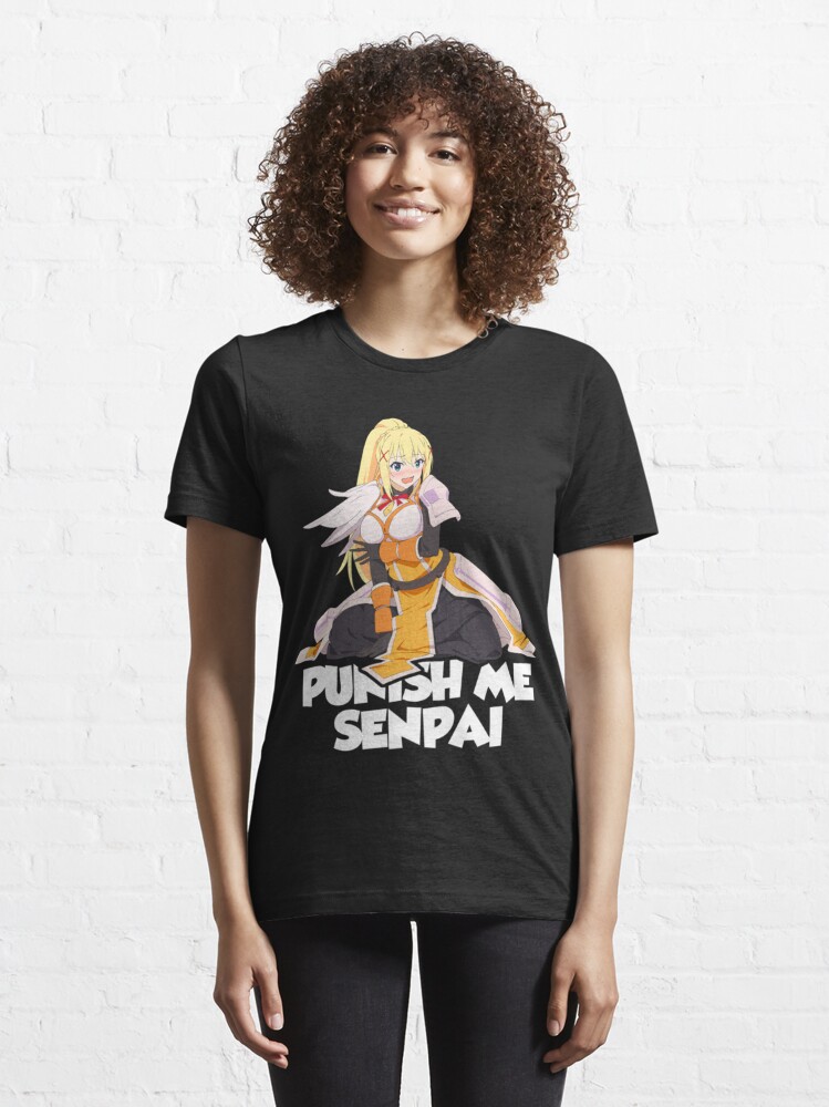 Konosuba Blonde Darkness Punish Me Senpai Hentai Anime  Sticker for Sale  by davidsykeser