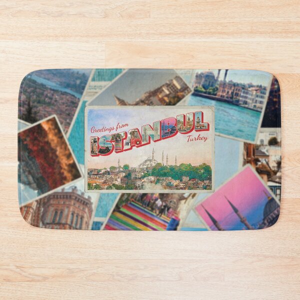 Item preview, Greetings from Istanbul in Turkey Vintage style retro souvenir designed and sold by DeveloperProp0.