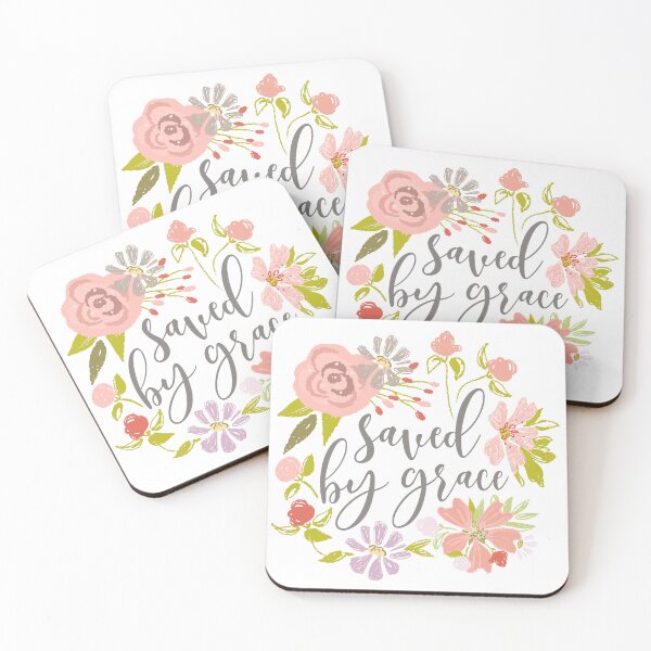 Item preview, Saved By Grace - Ephesians 2:8 - Gray designed and sold by amazingjoy.