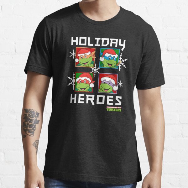 Teenage Mutant Ninja Turtles Christmas Happy Holidays Group T-Shirt