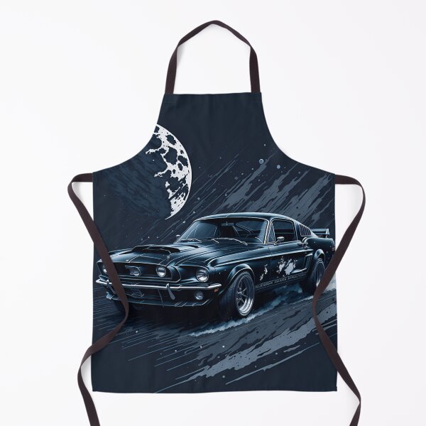 Item preview, Expressive Watercolours: The Elegance of the 1968 Ford Mustang Black Shelby designed and sold by RedArtG09.