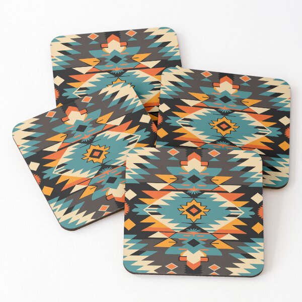 Item preview, Native American decorative patterns with vibrant colors designed and sold by ColorDesign38.