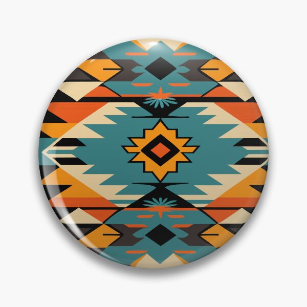 Item preview, Native American decorative patterns with vibrant colors designed and sold by ColorDesign38.