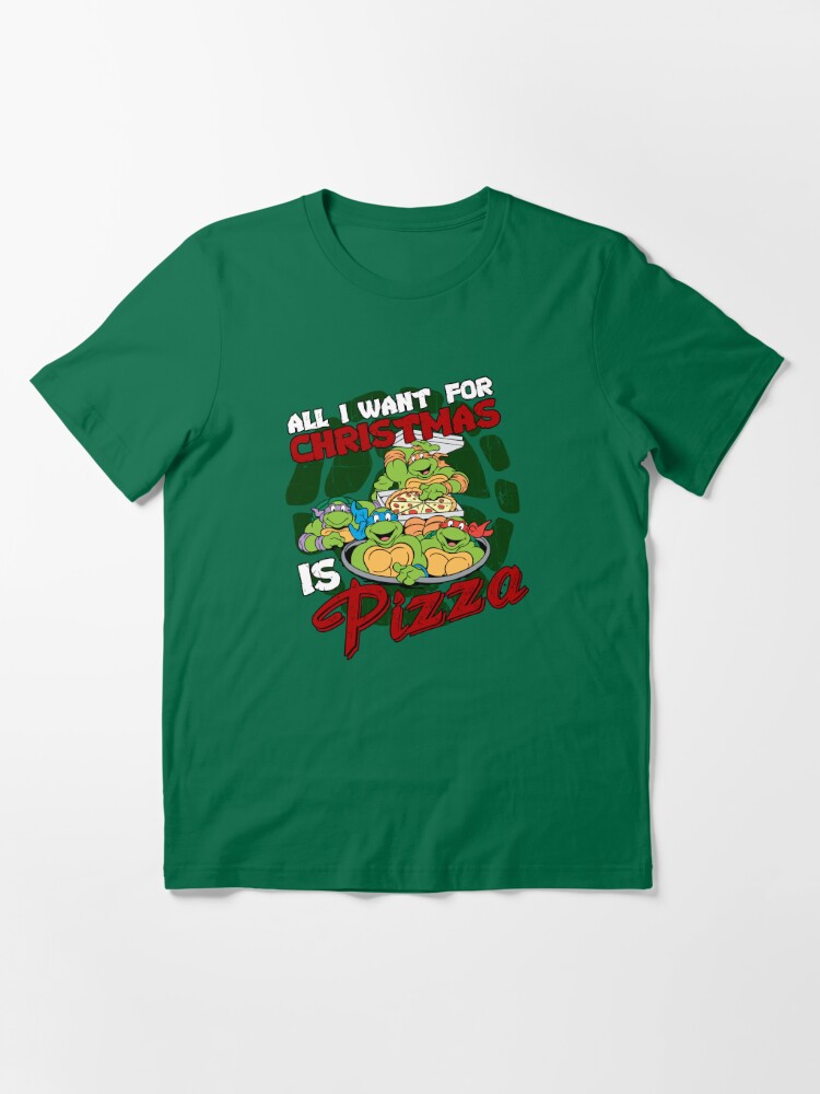 Teenage Mutant Ninja Turtles Pizza For Christmas T-Shirt T-Shirt