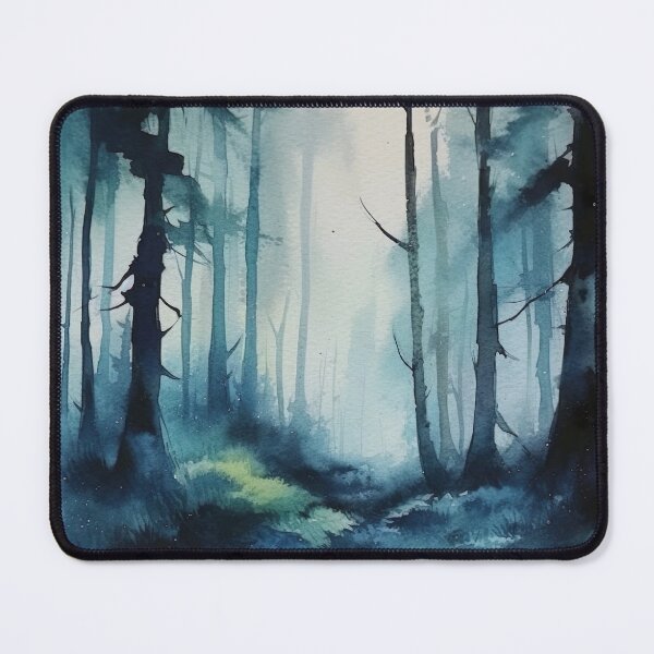 Item preview, Watercolor Wash Dark Fantasy Forest designed and sold by Matt's Artificial Nature.