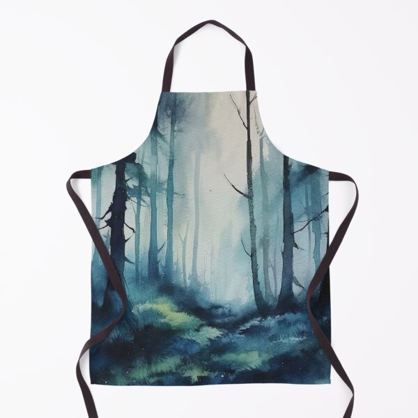 Item preview, Watercolor Wash Dark Fantasy Forest designed and sold by Matt's Artificial Nature.