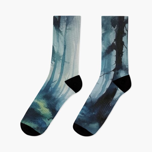 Artikelvorschau, Aquarellwäsche Dark Fantasy Forest entworfen und verkauft von Matt's Artificial Nature.