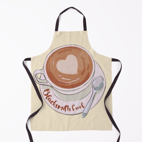 Item preview, Coffee lover heart latte blacksmith fuel cute cup designed and sold by MetalicBabe.