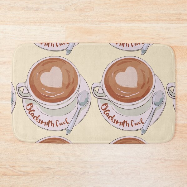 Item preview, Coffee lover heart latte blacksmith fuel cute cup designed and sold by MetalicBabe.