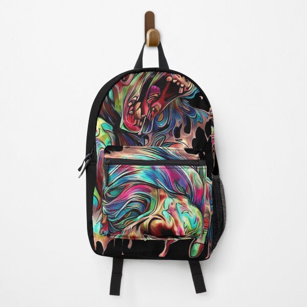 Item preview, Spiraling into Darkness: Human Transformation into a Colorful Devil designed and sold by NoursDesigner.