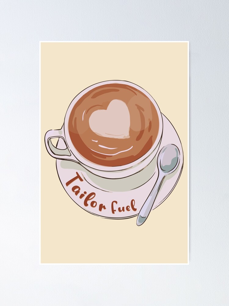 Coffee Lover Heart Poster