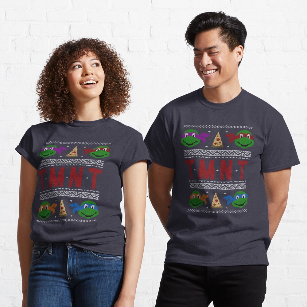 Teenage Mutant Ninja Turtles Group Ugly Christmas Sweater Essential T-Shirt  for Sale by FifthSun