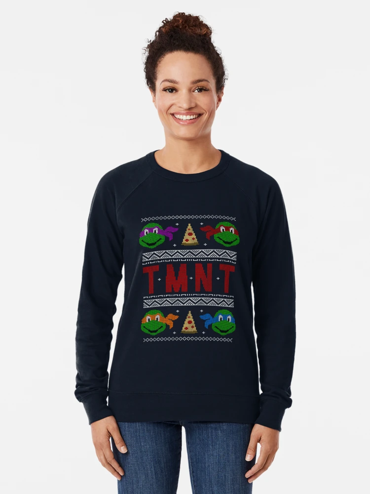 Teenage Mutant Ninja Turtles Group Ugly Christmas Sweater Lightweight Sweatshirt for Sale by FifthSun Redbubble