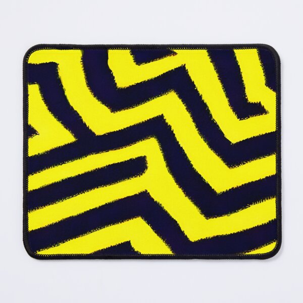 Item preview, Yellow Black Bold Zig-Zag - Seamless Pattern designed and sold by Chubuter.