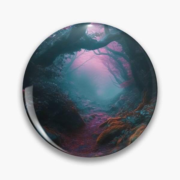 Item preview, Psychedelic Trippy Dark Fantasy Forest designed and sold by Matt's Artificial Nature.
