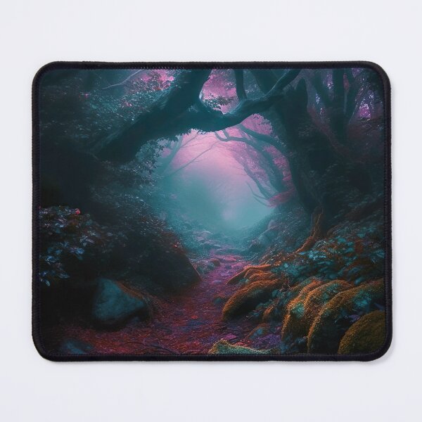 Item preview, Psychedelic Trippy Dark Fantasy Forest designed and sold by Matt's Artificial Nature.