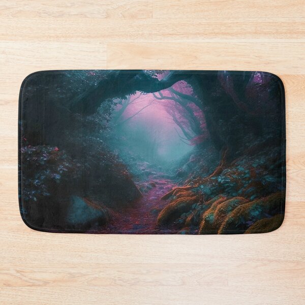 Artikelvorschau, Psychedelischer Trippy Dark Fantasy Forest entworfen und verkauft von Matt's Artificial Nature.