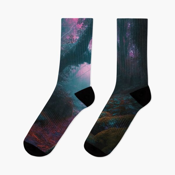 Item preview, Psychedelic Trippy Dark Fantasy Forest designed and sold by Matt's Artificial Nature.