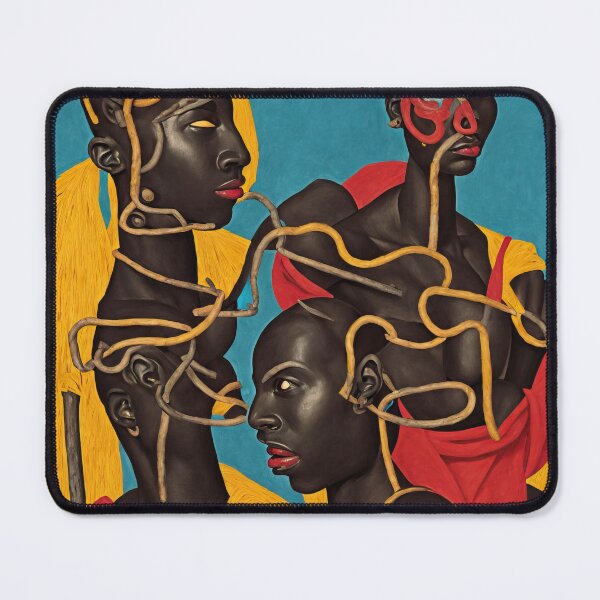 Item preview, Throw Pillow With African Ceremony Dance Design - African Style Home Decor designed and sold by Sowari-Pillows.