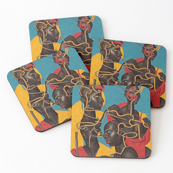 Item preview, Throw Pillow With African Ceremony Dance Design - African Style Home Decor designed and sold by Sowari-Pillows.