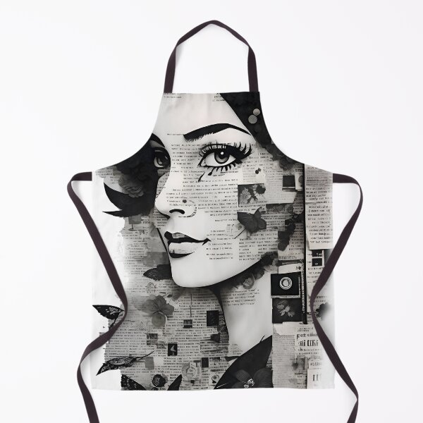 Item preview, Woman on Collage of book, magazine designed and sold by Inked-Attire.