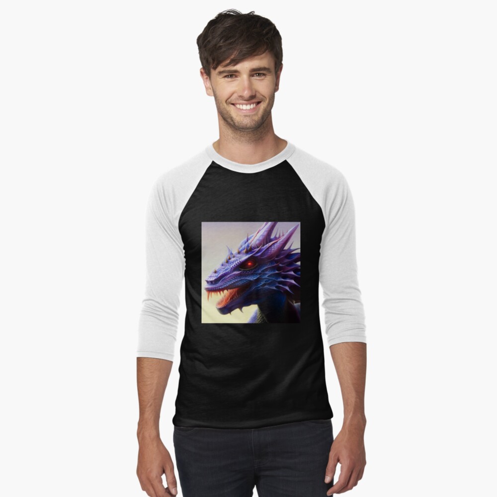 Item preview, Baseball ¾ Sleeve T-Shirt designed and sold by dragynrain.
