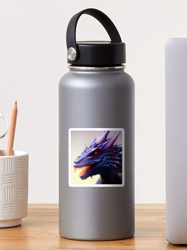 Thumbnail 1 of 3, Sticker, Crystal Dragons Series #35: Lapis Lazuli designed and sold by dragynrain.