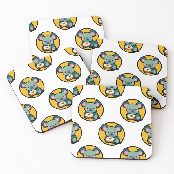 Item preview, Cute Koala With Donut designed and sold by AgataKaja.