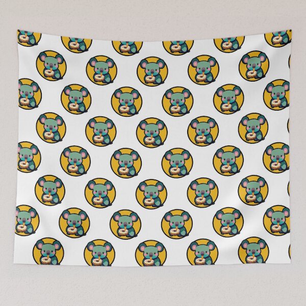 Item preview, Cute Koala With Donut designed and sold by AgataKaja.