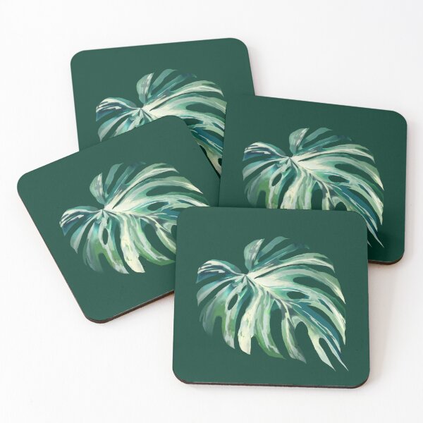 Item preview, watercolor majestic monstera designed and sold by tropi-cat.